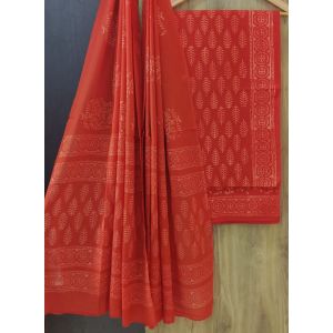 Cotton Dress Material with Cotton Dupatta - KC021156