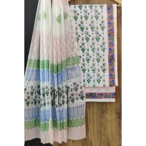 Beautiful Cotton Dress Material with Cotton Dupatta - KC21196
