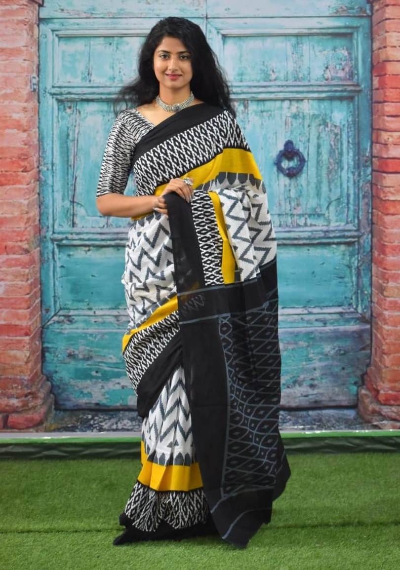 Baghbaan Silk saree with Blouse