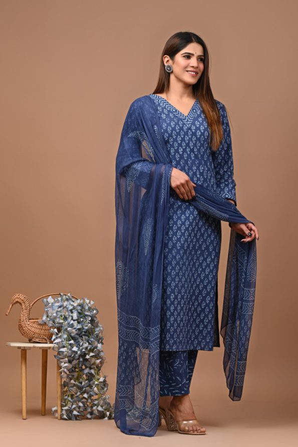 Hand Block Print Kurta Set