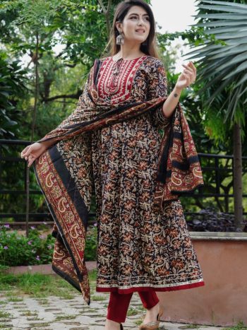 Cotton Anarkali Dress